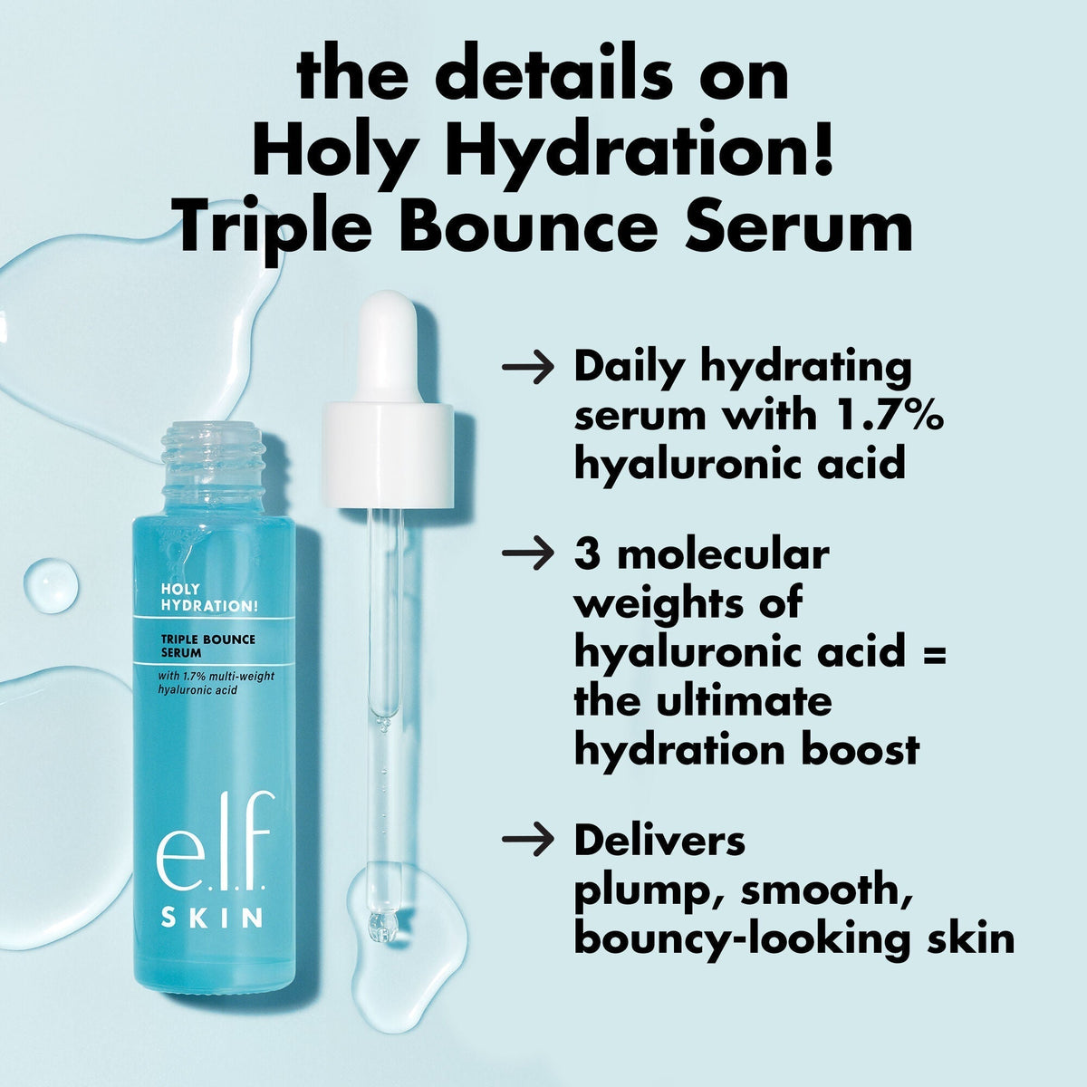 Holy Hydration! Triple Bounce Serum